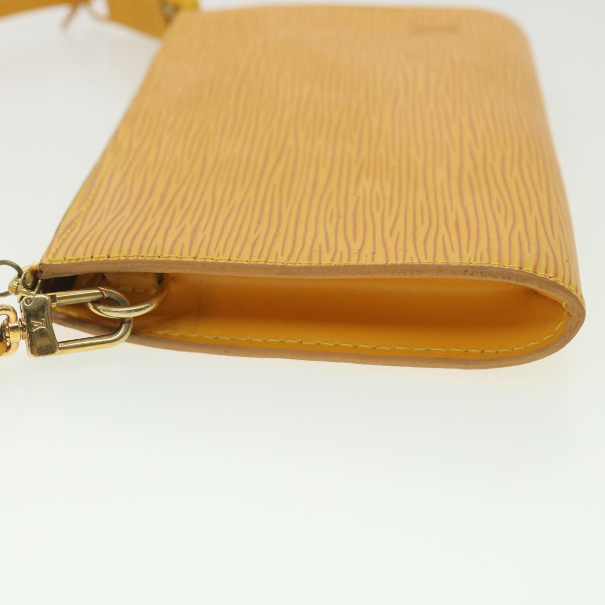 Louis Vuitton  Epi Pochette Accessoires Pouch Yellow M52989 LV Auth 37917