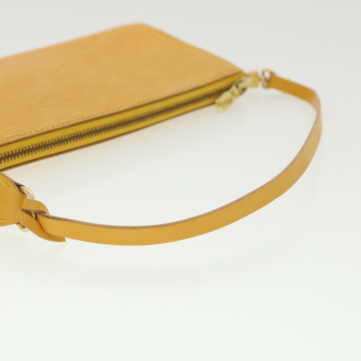 Louis Vuitton  Epi Pochette Accessoires Pouch Yellow M52989 LV Auth 37917