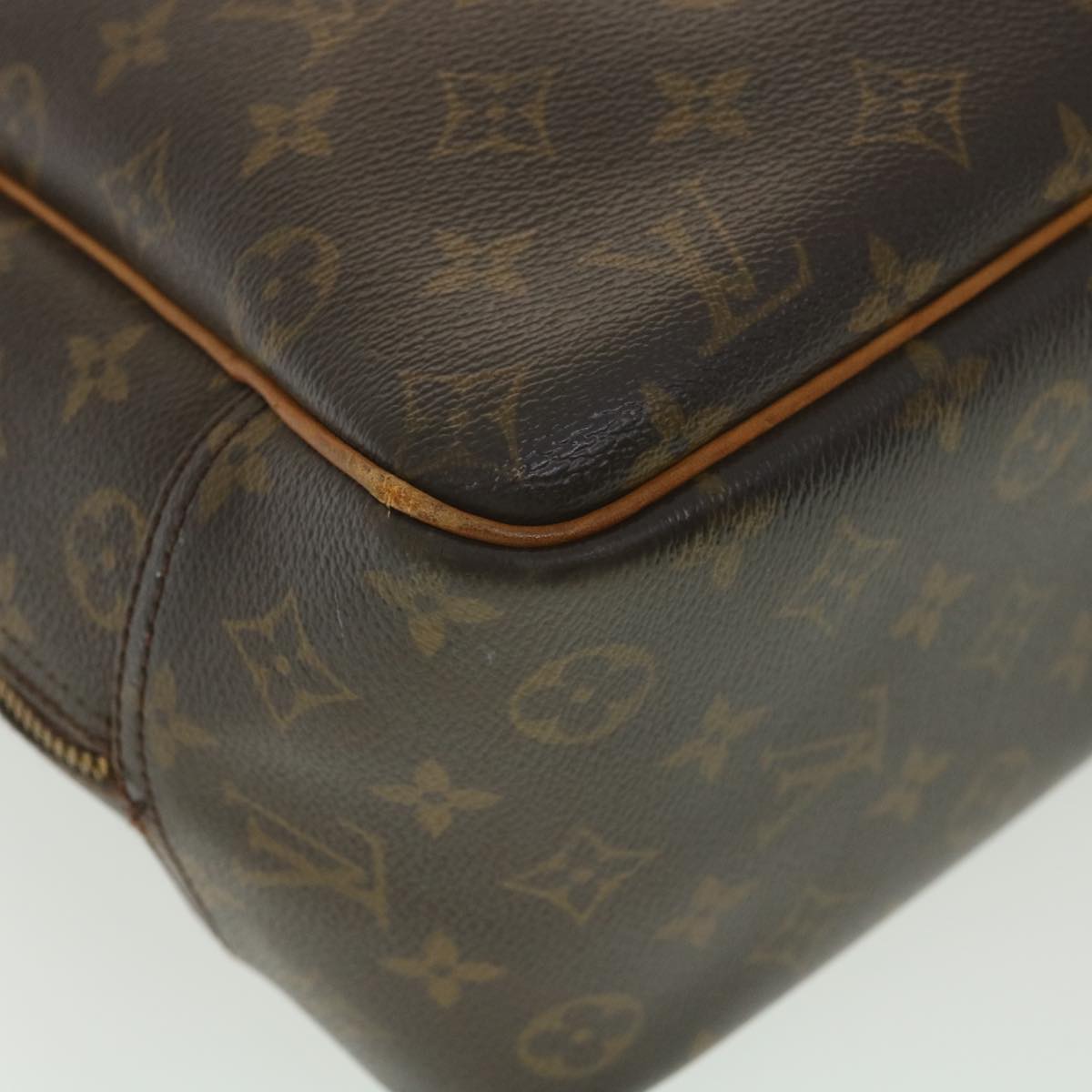 Louis Vuitton  Monogram Deauville Hand Bag M47270 LV Auth 37929