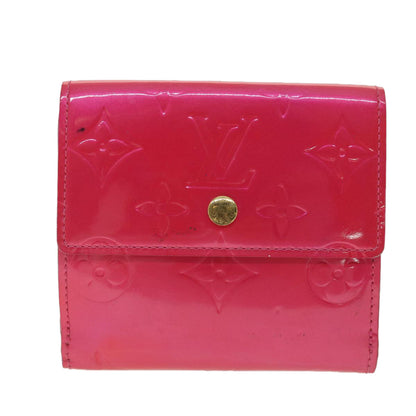 Louis Vuitton  Vernis Portomone Bie Cult Credit Wallet Pink M91248 LV Auth 37992