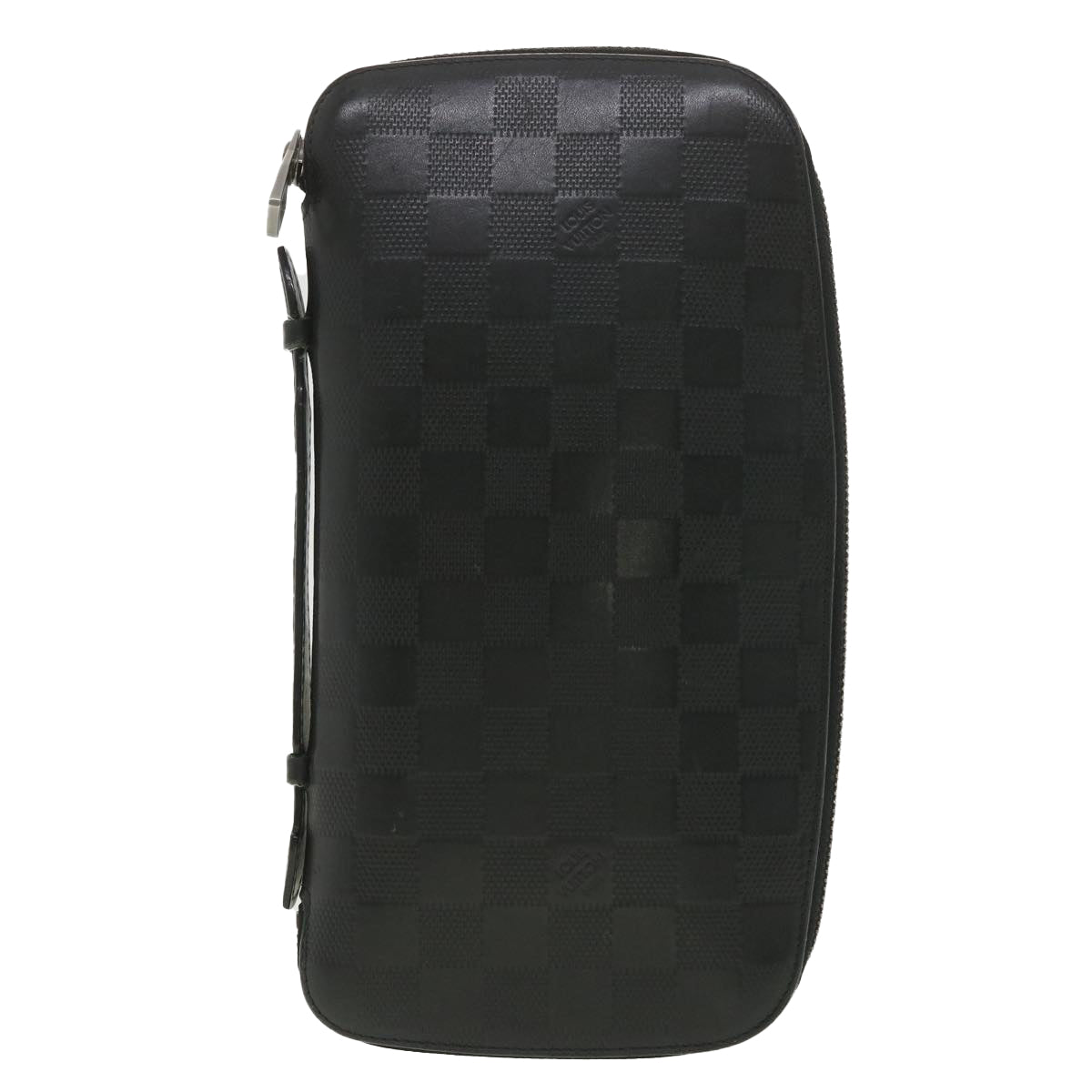 Louis Vuitton  Damier Infini Atoll Travel Case Black N41380 LV Auth 38142