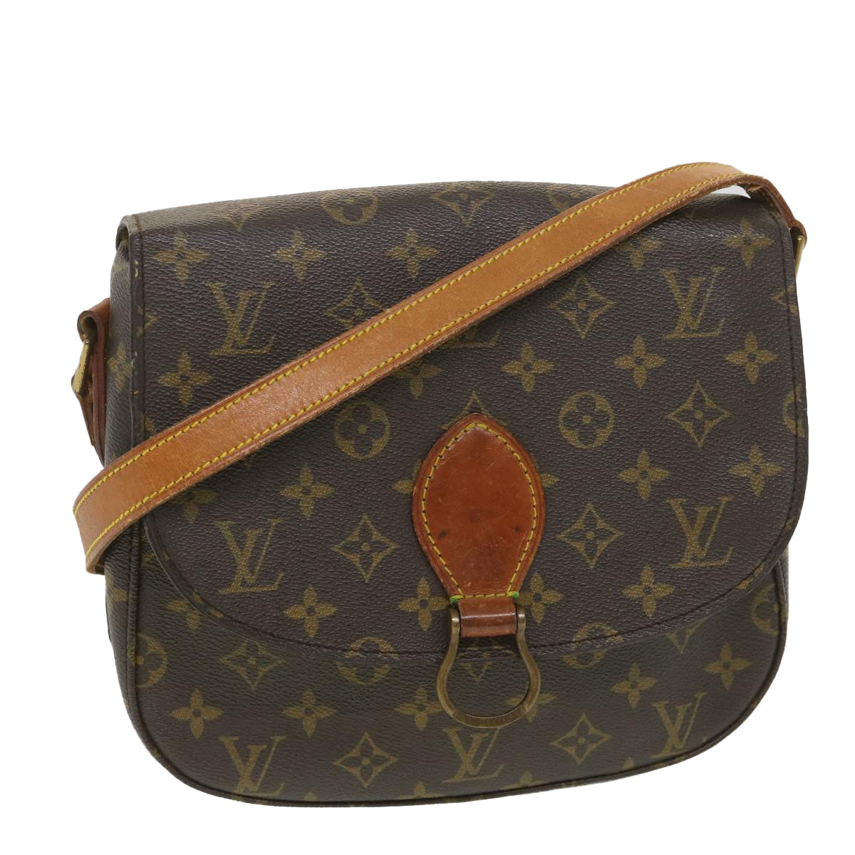 Louis Vuitton  Monogram Saint Cloud GM Shoulder Bag M51242 LV Auth 38149