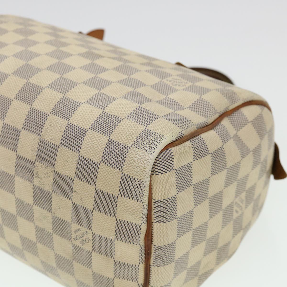 Louis Vuitton  Damier Azur Speedy 30 Hand Bag N41533 LV Auth 38153