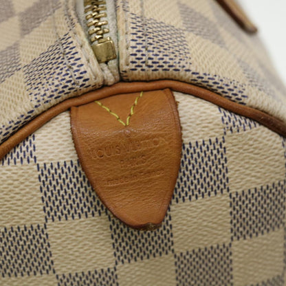 Louis Vuitton  Damier Azur Speedy 30 Hand Bag N41533 LV Auth 38153