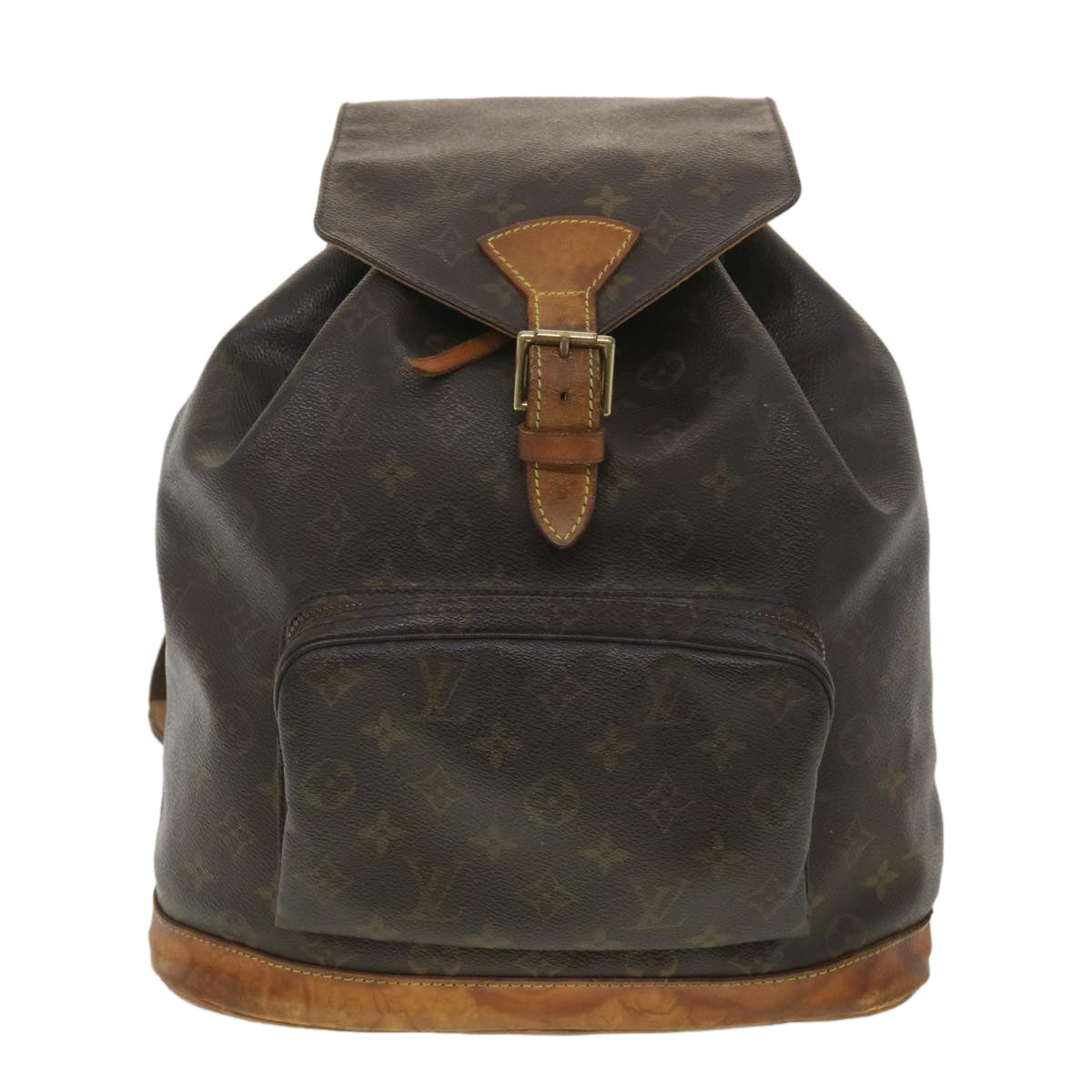 Louis Vuitton  Monogram Montsouris GM Backpack M51135 LV Auth 38161