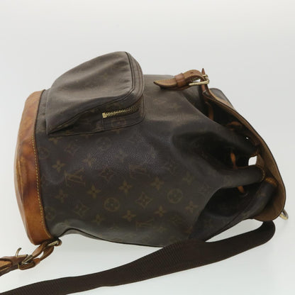 Louis Vuitton  Monogram Montsouris GM Backpack M51135 LV Auth 38161