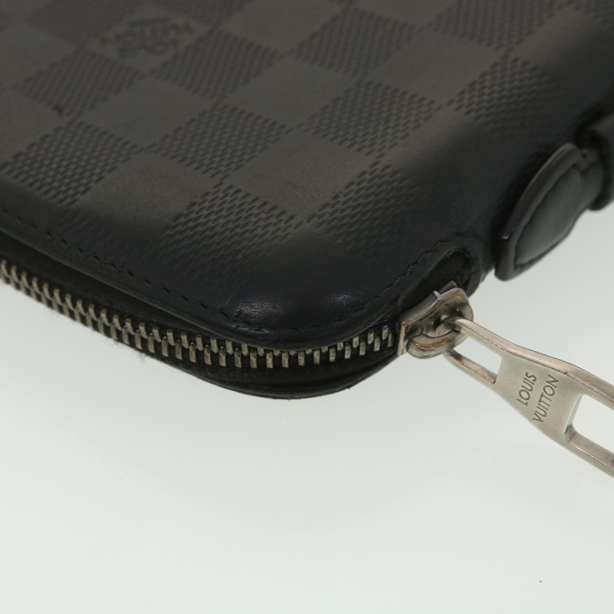 Louis Vuitton  Damier Infini Atoll Travel Case Onyx N41380 LV Auth 38197