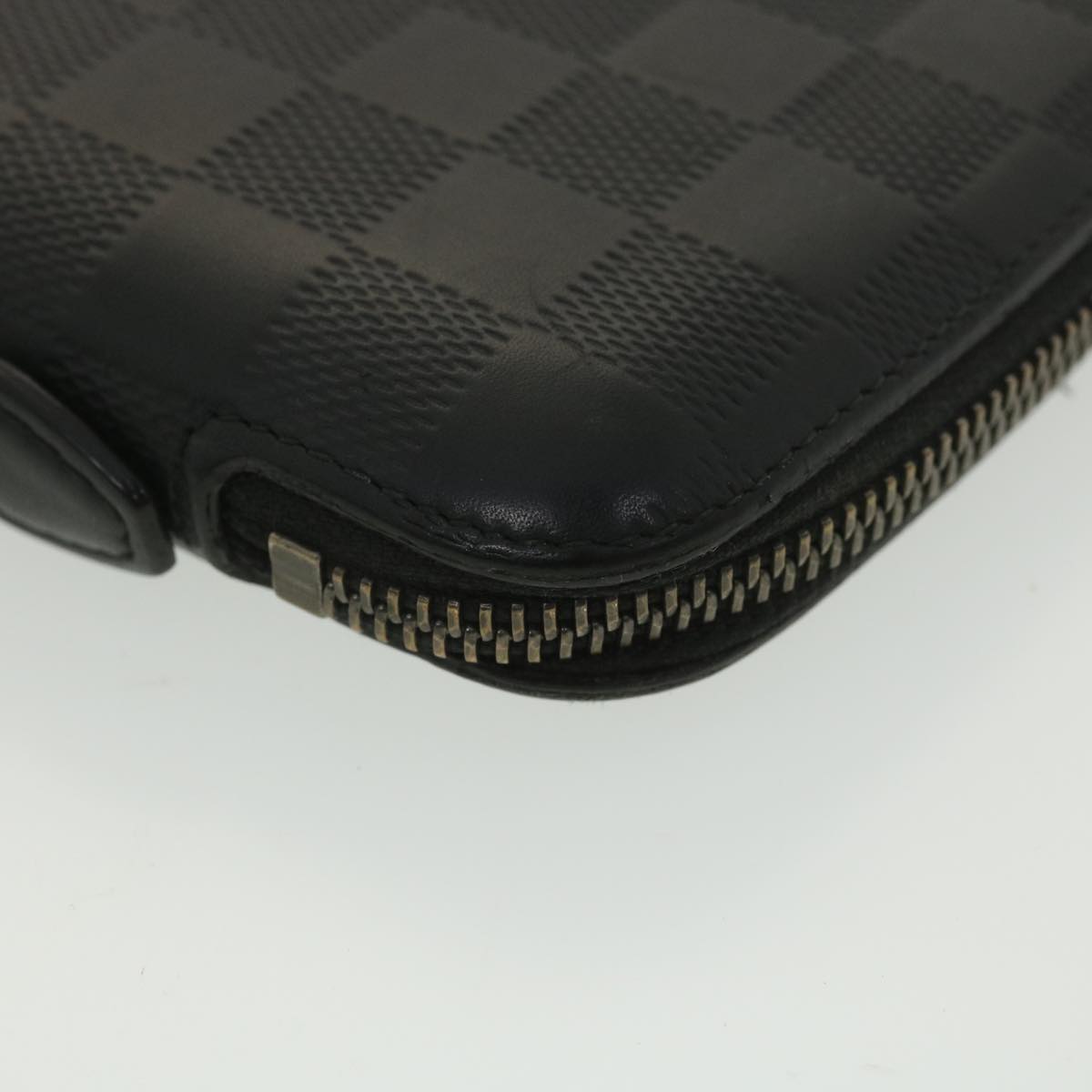 Louis Vuitton  Damier Infini Atoll Travel Case Onyx N41380 LV Auth 38197