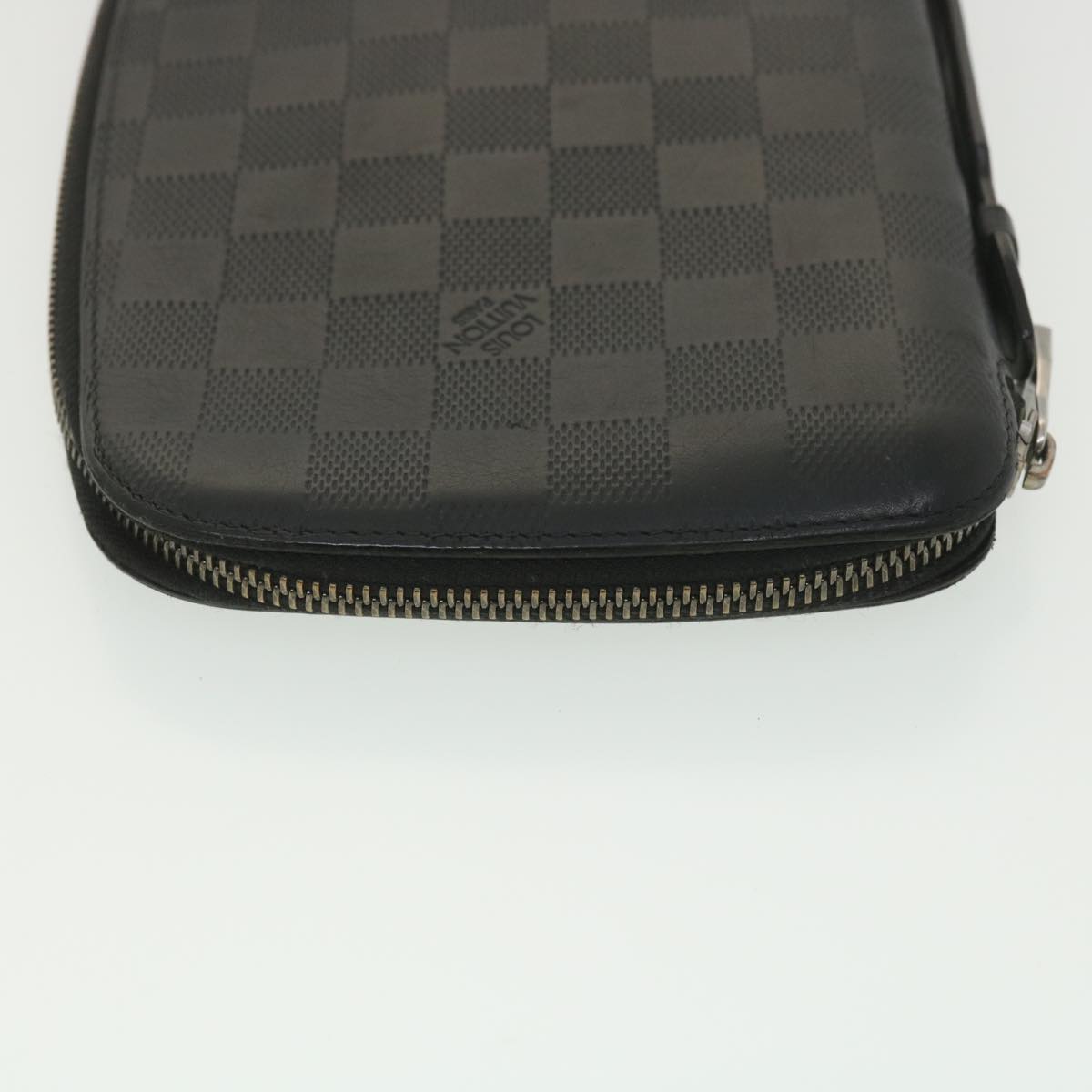 Louis Vuitton  Damier Infini Atoll Travel Case Onyx N41380 LV Auth 38197