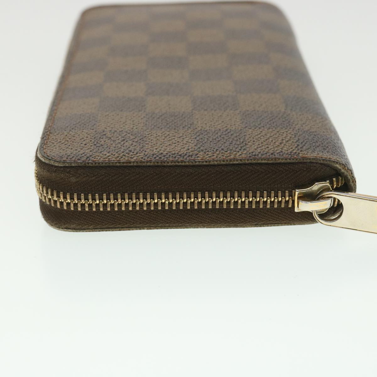 Louis Vuitton  Damier Ebene Zippy Wallet Long Wallet N41661 LV Auth 38366