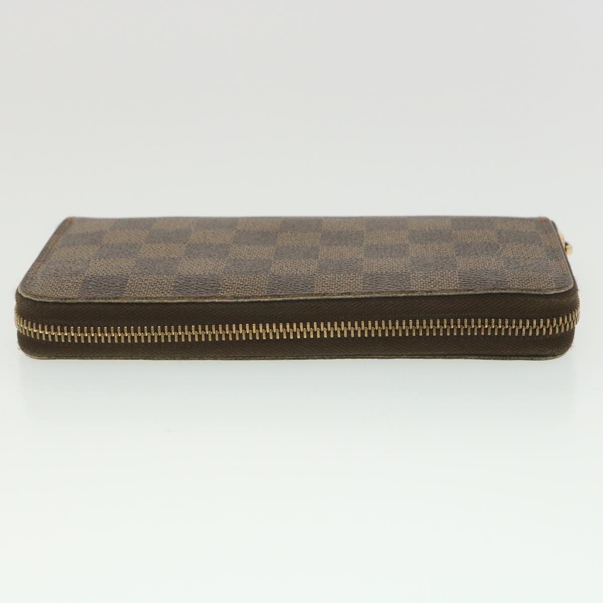 Louis Vuitton  Damier Ebene Zippy Wallet Long Wallet N41661 LV Auth 38366