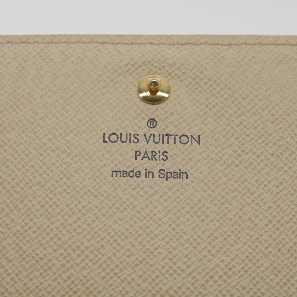 Louis Vuitton  Damier Azur Porte Monnaie Billets Tresol Wallet N61744 Auth 38421