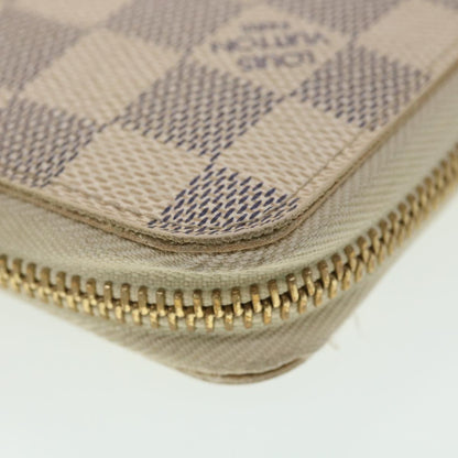 Louis Vuitton  Damier Azur Zippy Organizer Long Wallet N60012 LV Auth 38529