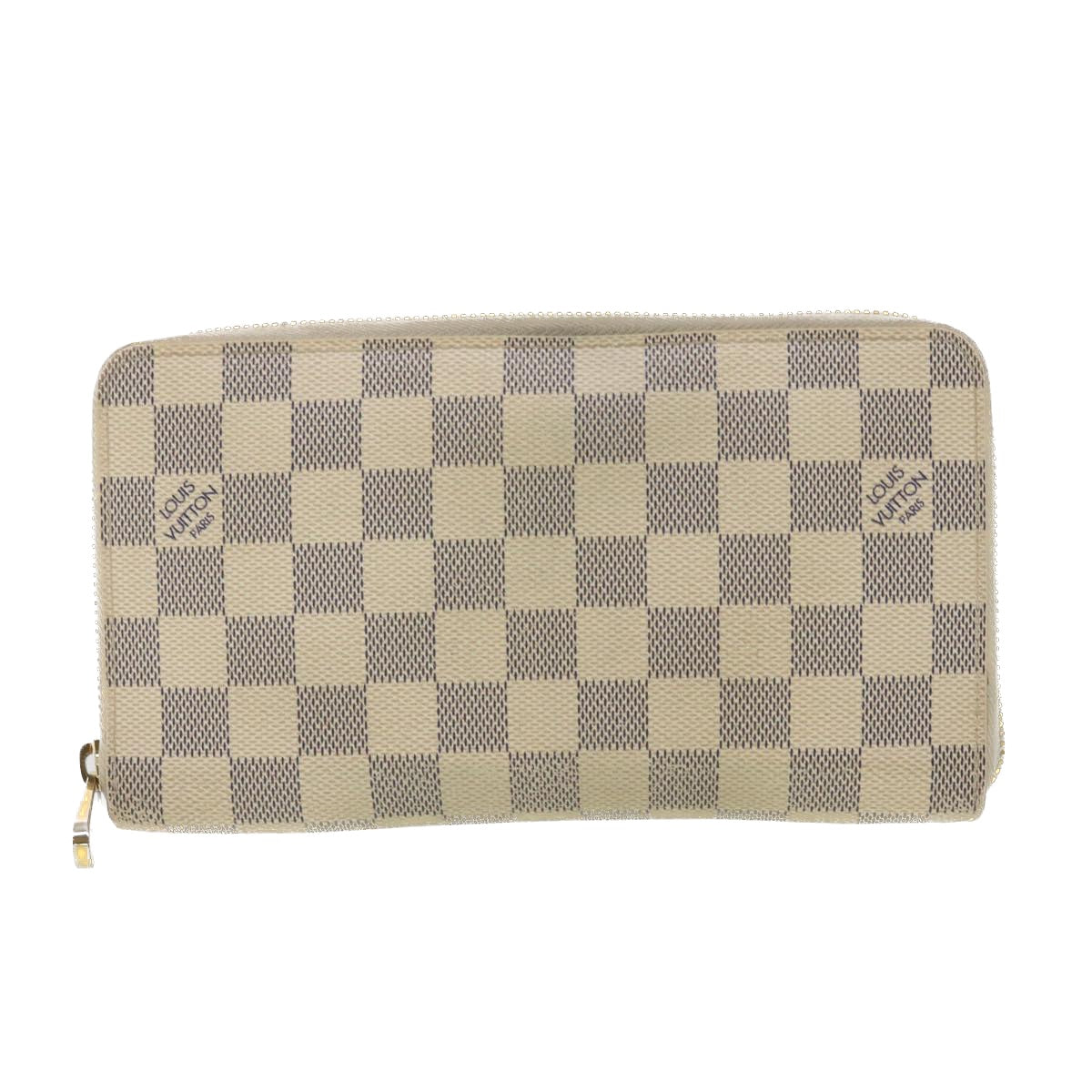 Louis Vuitton  Damier Azur Zippy Organizer Long Wallet N60012 LV Auth 38529