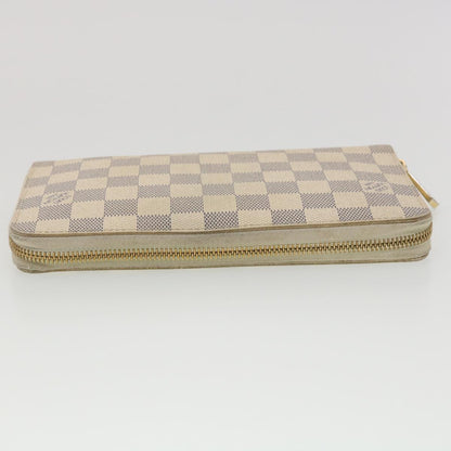 Louis Vuitton  Damier Azur Zippy Organizer Long Wallet N60012 LV Auth 38529