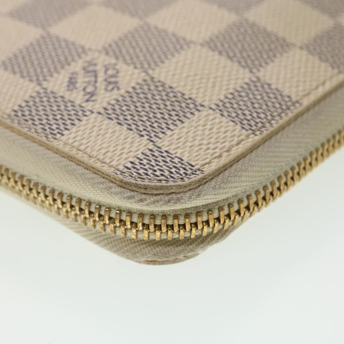 Louis Vuitton  Damier Azur Zippy Organizer Long Wallet N60012 LV Auth 38529