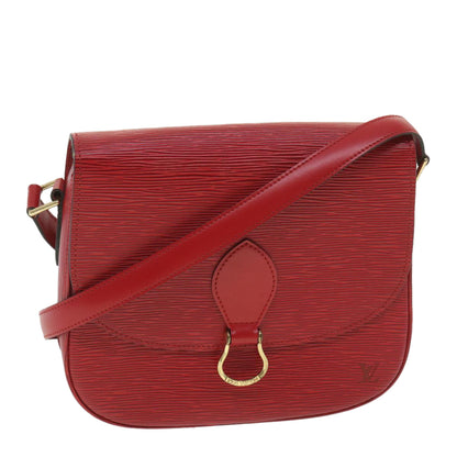 Louis Vuitton  Epi Saint Cloud GM Shoulder Bag Red M52197 LV Auth 38560