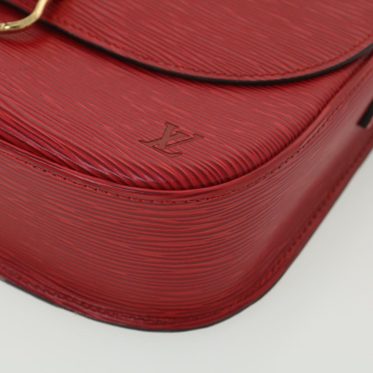 Louis Vuitton  Epi Saint Cloud GM Shoulder Bag Red M52197 LV Auth 38560