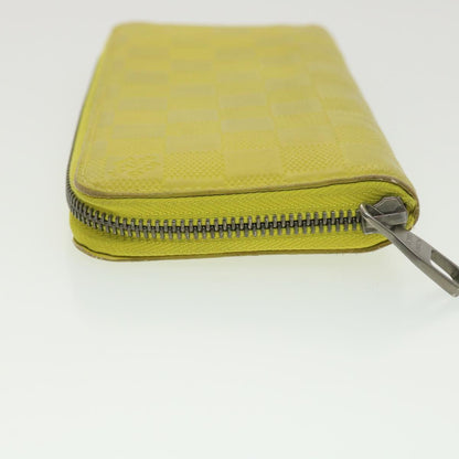 Louis Vuitton  Damier Infini Zippy Wallet Vertical Wallet Yellow N62236 LV 38679