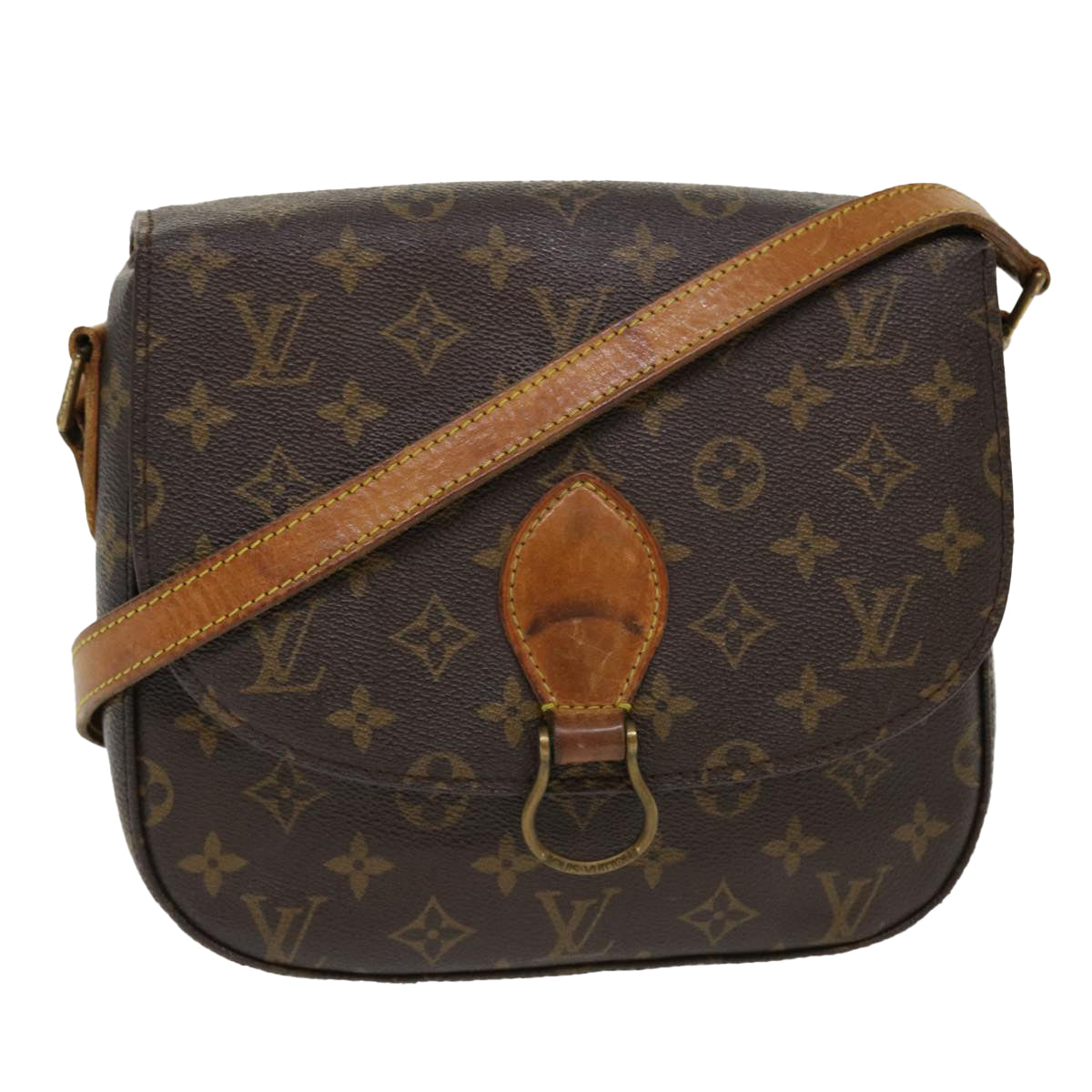 Louis Vuitton  Monogram Saint Cloud GM Shoulder Bag M51242 LV Auth 38691