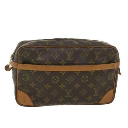 Louis Vuitton  Monogram Compiegne 28 Clutch Bag M51845 LV Auth 38754