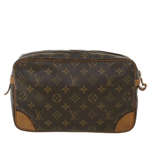 Louis Vuitton  Monogram Compiegne 28 Clutch Bag M51845 LV Auth 38754