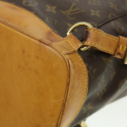 Louis Vuitton  Monogram Montsouris GM Backpack M51135 LV Auth 38762