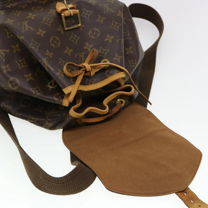 Louis Vuitton  Monogram Montsouris GM Backpack M51135 LV Auth 38762