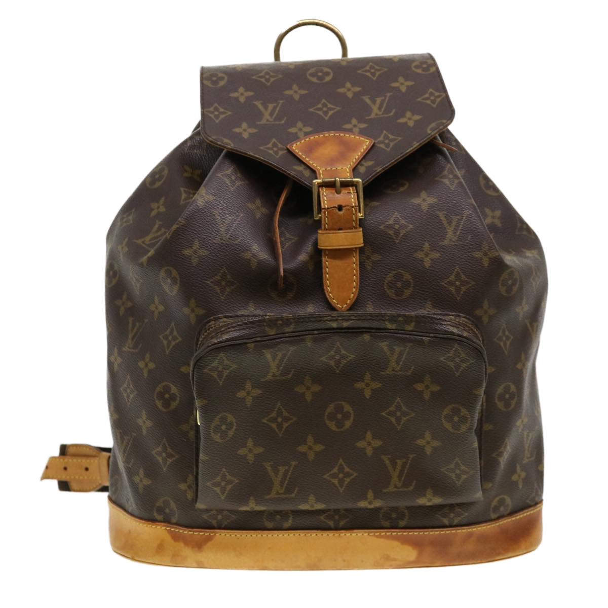 Louis Vuitton  Monogram Montsouris GM Backpack M51135 LV Auth 38762