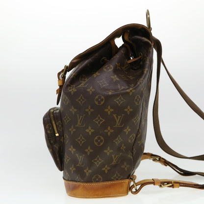 Louis Vuitton  Monogram Montsouris GM Backpack M51135 LV Auth 38762