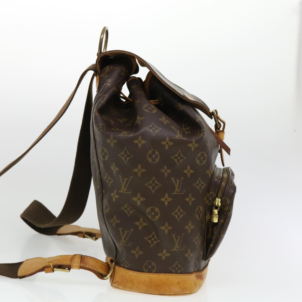 Louis Vuitton  Monogram Montsouris GM Backpack M51135 LV Auth 38762