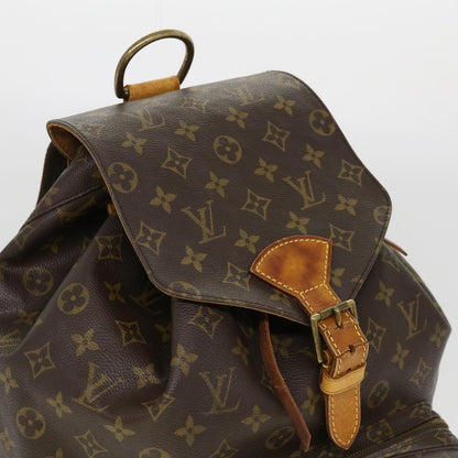 Louis Vuitton  Monogram Montsouris GM Backpack M51135 LV Auth 38762