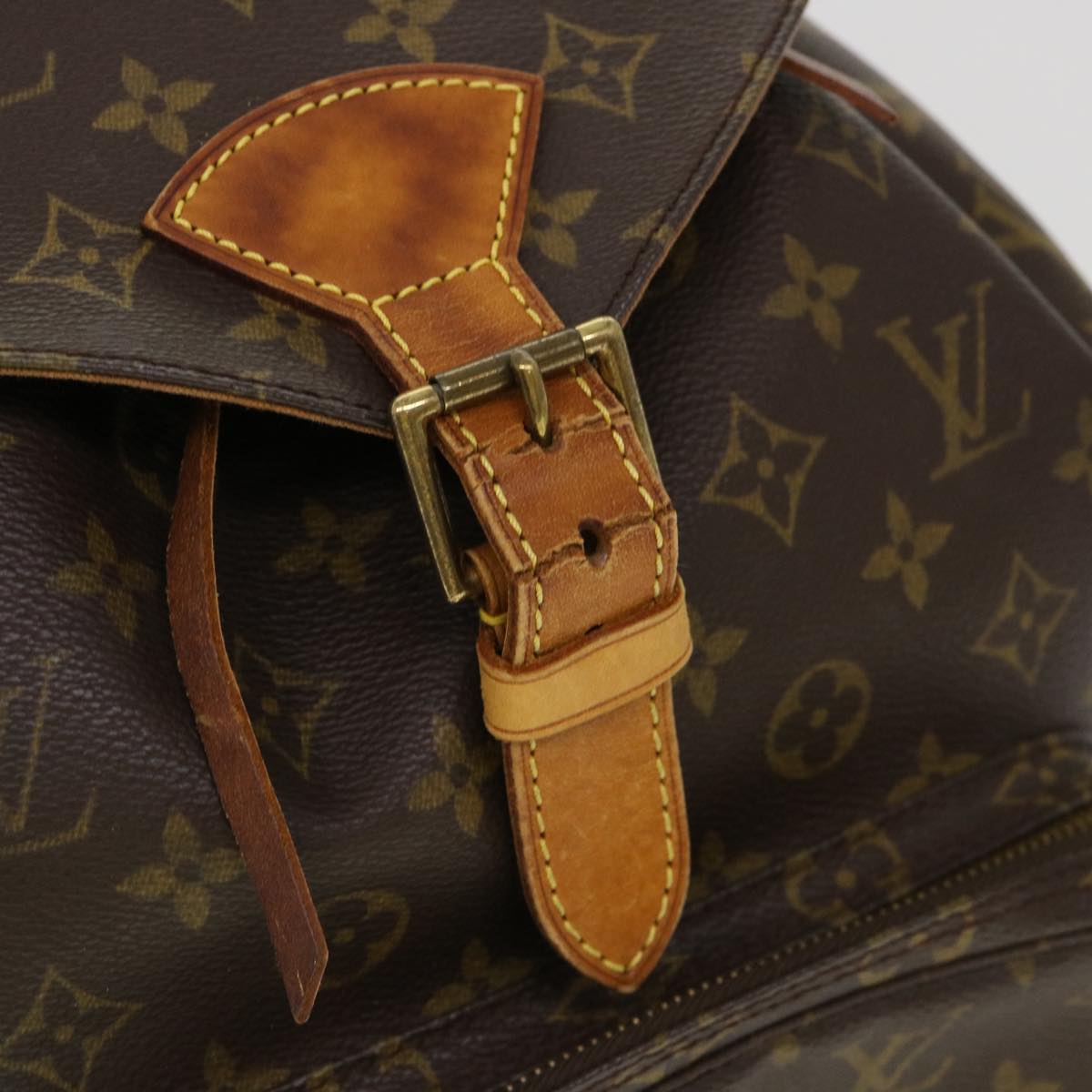 Louis Vuitton  Monogram Montsouris GM Backpack M51135 LV Auth 38762