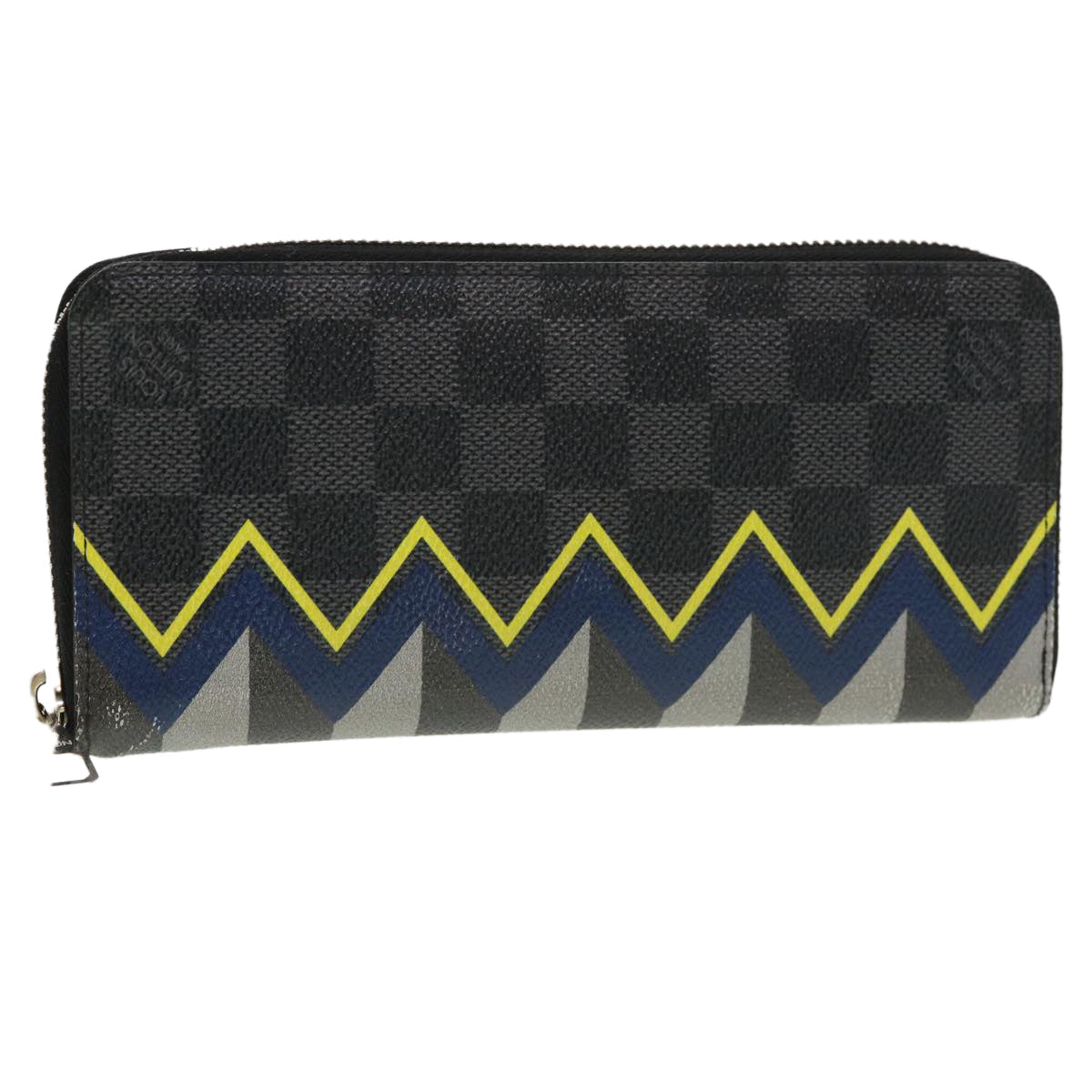 Louis Vuitton  Damier Graphite Zippy Wallet Vertical Wallet N61253 LV Auth 38889