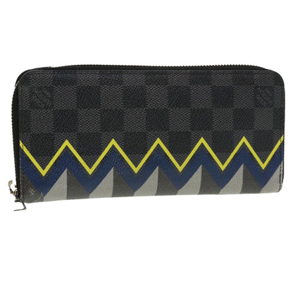 Louis Vuitton  Damier Graphite Zippy Wallet Vertical Wallet N61253 LV Auth 38889