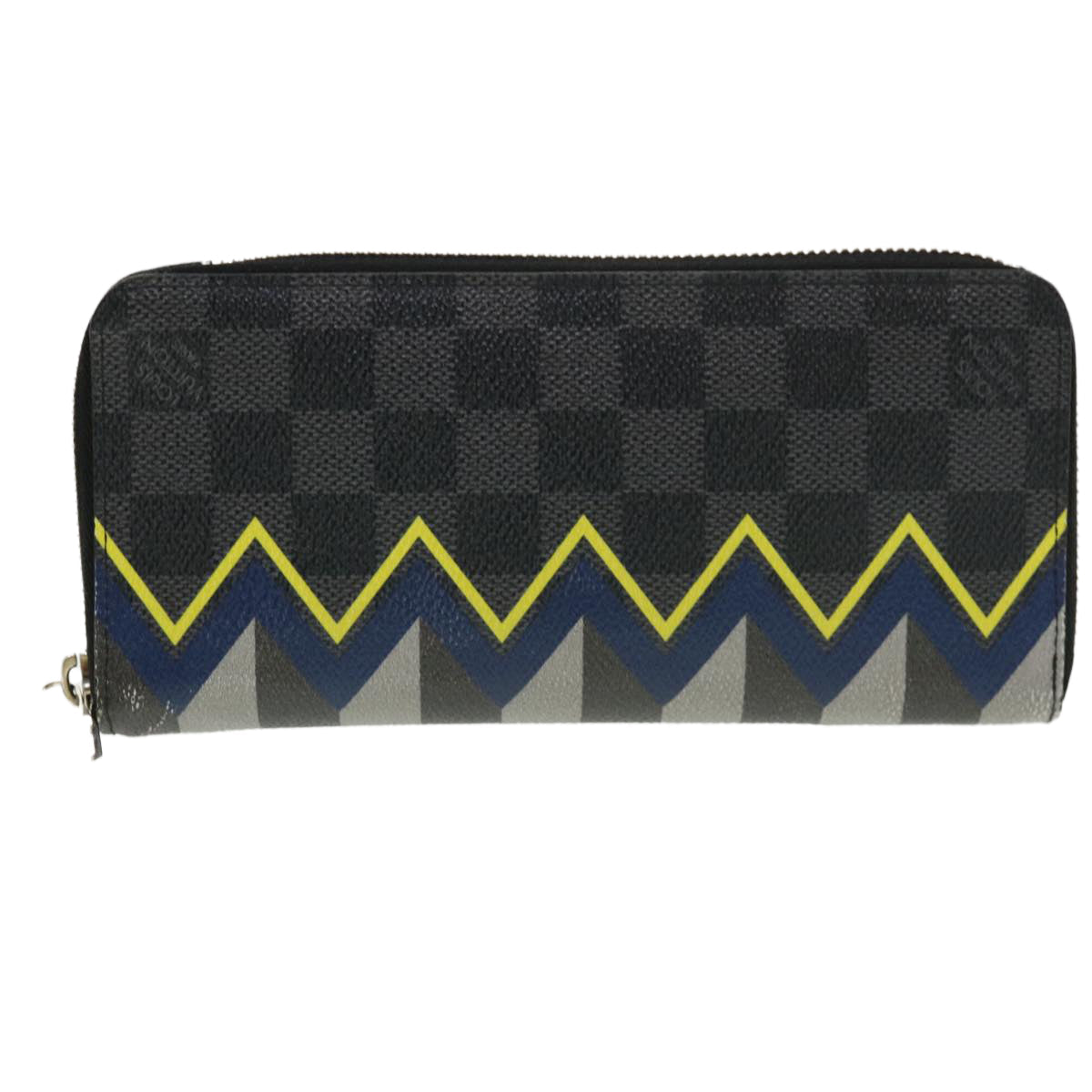 Louis Vuitton  Damier Graphite Zippy Wallet Vertical Wallet N61253 LV Auth 38889