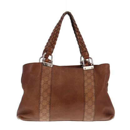 Gucci Brown Bamboo Bar Tote