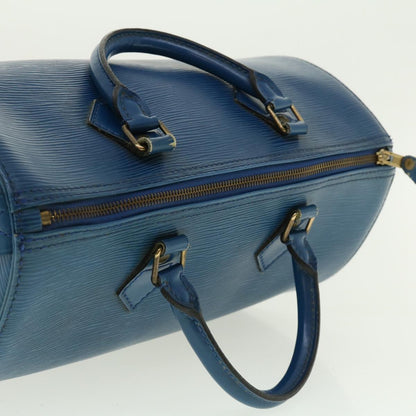 Louis Vuitton  Epi Speedy 30 Hand Bag Toledo Blue M43005 LV Auth 39078