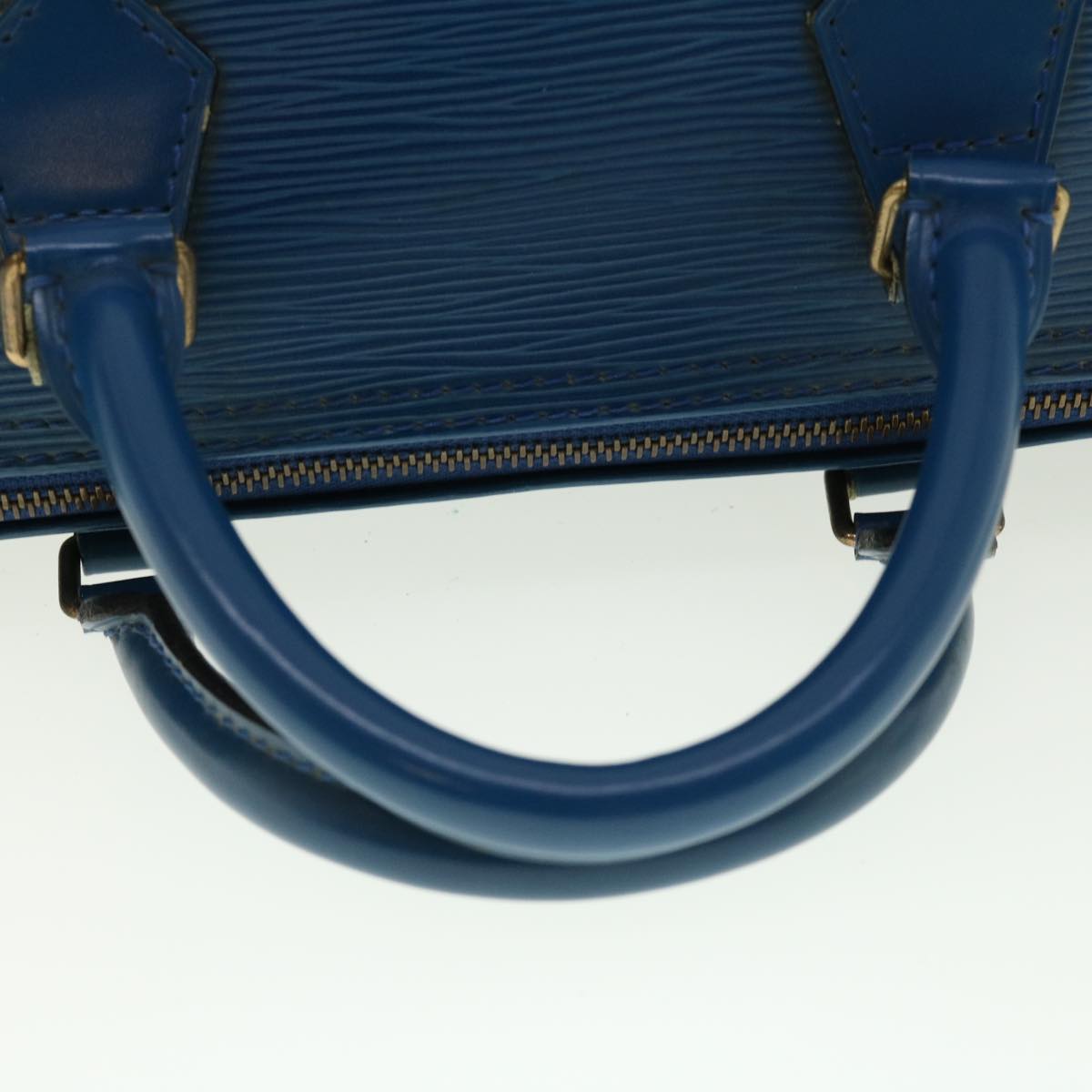 Louis Vuitton  Epi Speedy 30 Hand Bag Toledo Blue M43005 LV Auth 39078