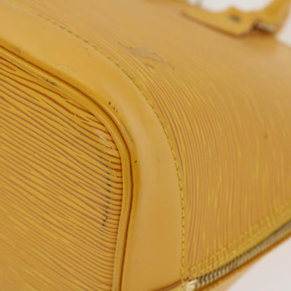 LOUIS VUITTON Epi Alma Hand Bag Tassili Yellow M52149 LV Auth 39561