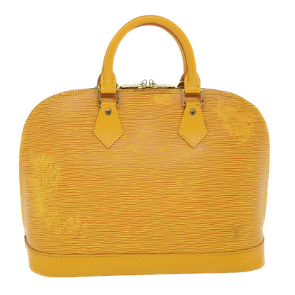 LOUIS VUITTON Epi Alma Hand Bag Tassili Yellow M52149 LV Auth 39561