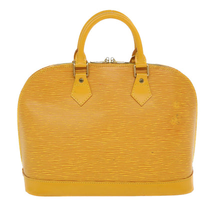 LOUIS VUITTON Epi Alma Hand Bag Tassili Yellow M52149 LV Auth 39561