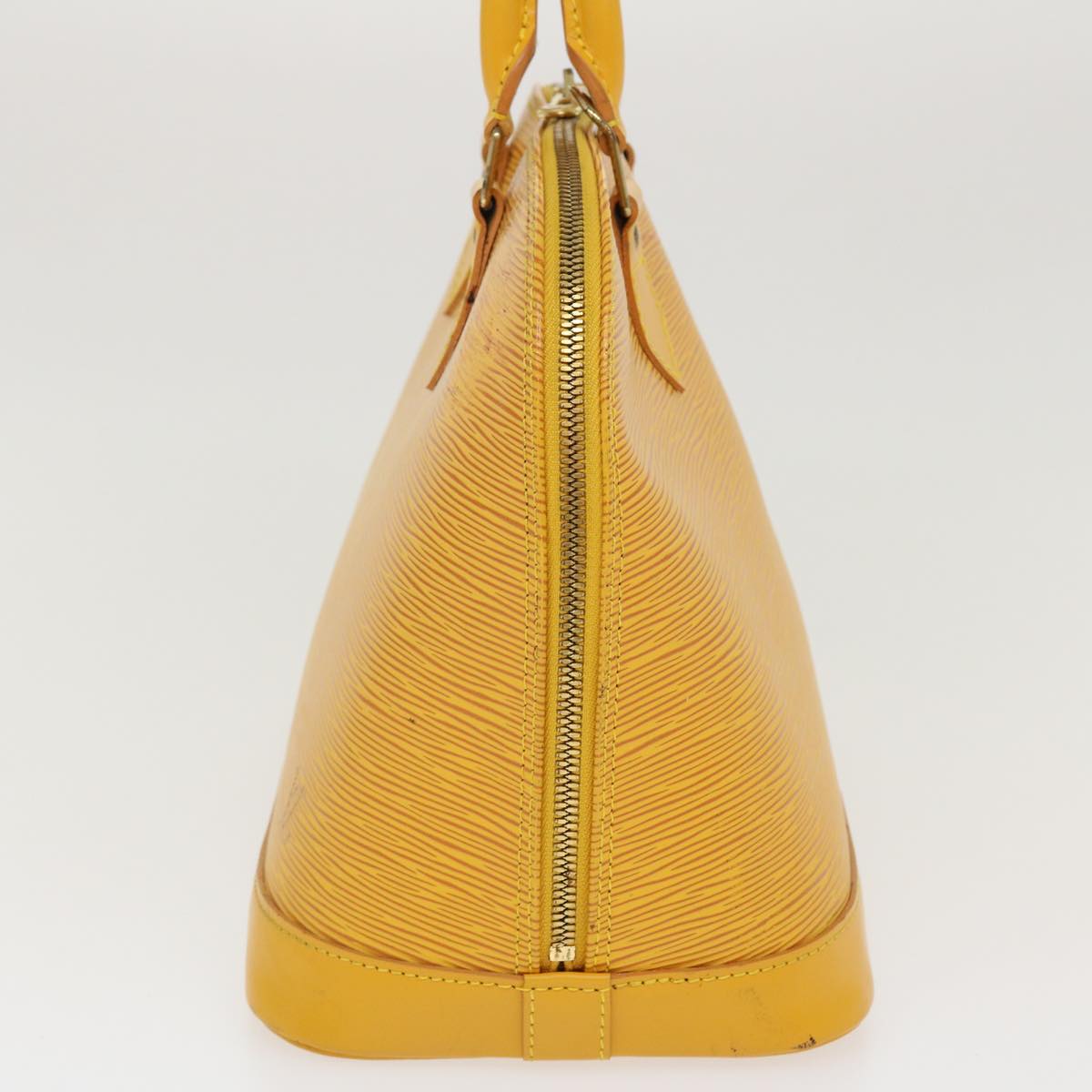 LOUIS VUITTON Epi Alma Hand Bag Tassili Yellow M52149 LV Auth 39561