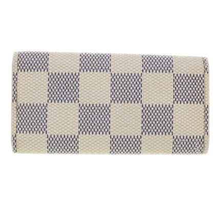 Louis Vuitton  Damier Azur Multi Cles 4 Key Case N60020 LV Auth 39675