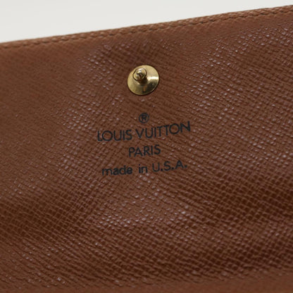 Louis Vuitton  Monogram Portefeuille Elise Wallet M61654 LV Auth 39872