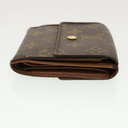 Louis Vuitton  Monogram Portefeuille Elise Wallet M61654 LV Auth 39872