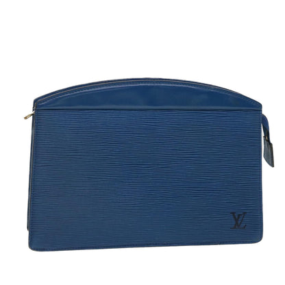 Louis Vuitton  Epi Trousse Crete Clutch Bag Blue M48405 LV Auth 39974