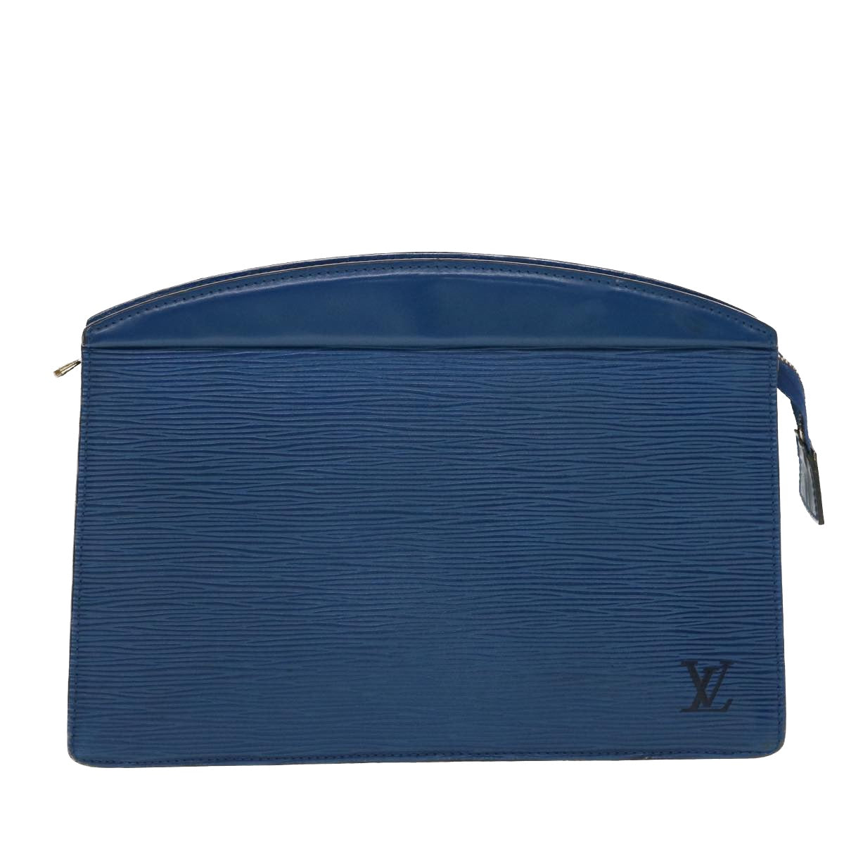 Louis Vuitton  Epi Trousse Crete Clutch Bag Blue M48405 LV Auth 39974