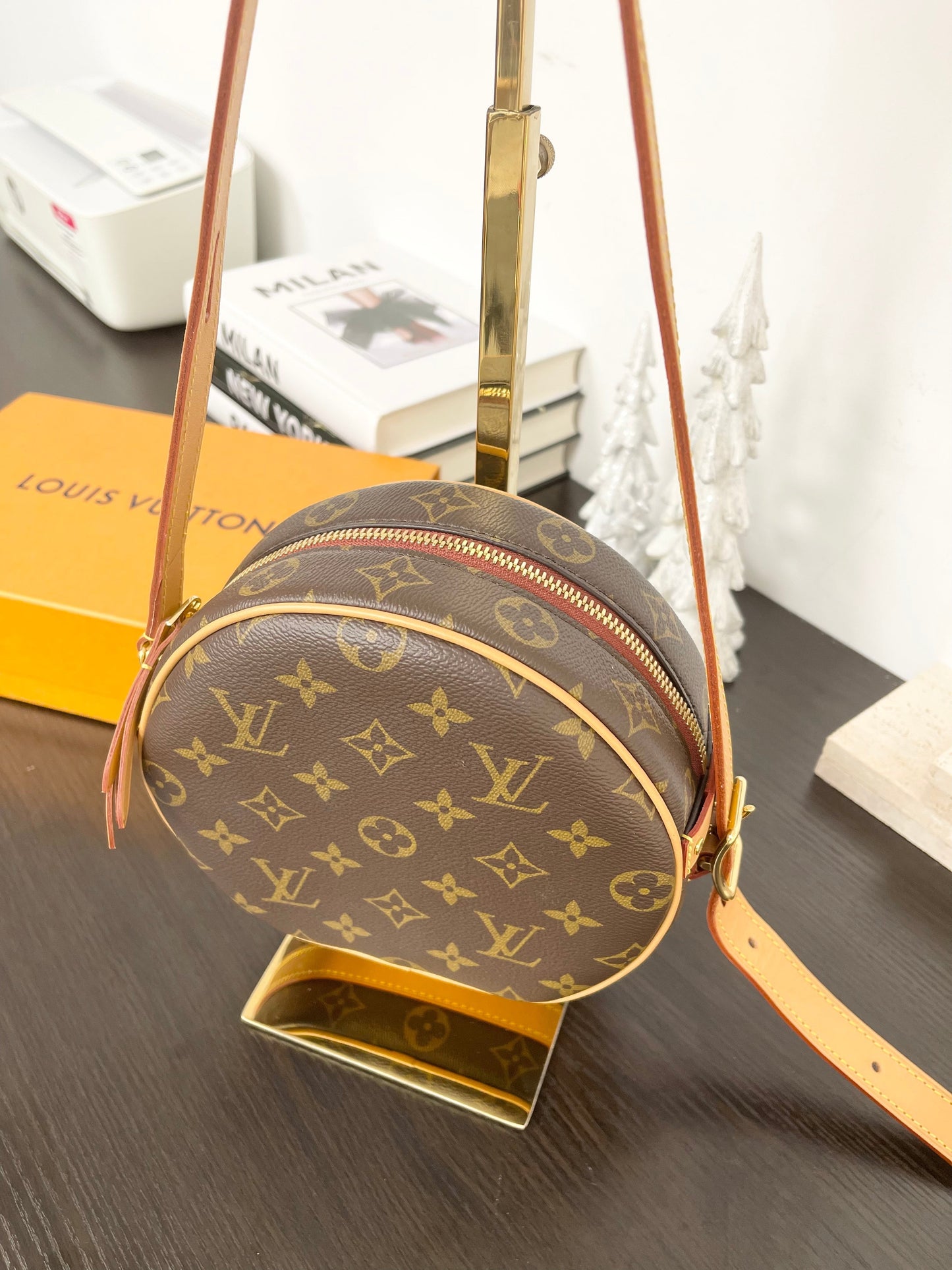 LOUIS VUITTON 2020 Monogram Boite Chapeau Souple PM Crossbody Bag