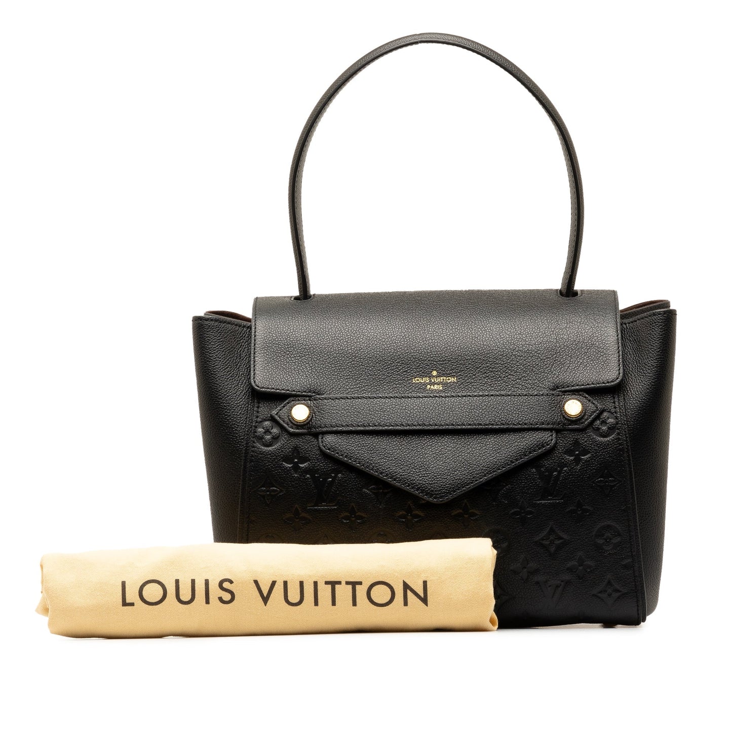 Black Louis Vuitton Monogram Empreinte Trocadero Shoulder Bag